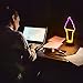 Ice Cream Shape Neon Sign, LED Neon Light Art Decorative Lights Operated by Battery/USB with Holder Base for Baby Room Christmas Wedding Party Supplies