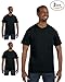 Gildan mens G500P3 Heavy Cotton Pack of 3 T-Shirt, Black, X-Large