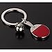 BR Stylish Ping Pong Table Tennis Alloy Keychain Key Ring Holder Belt Clip