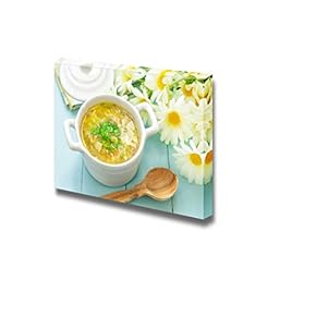Still Life Delicious Soup Food Kitchen Concept Wall Decor