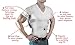 ConcealmentClothes Men’s Concealed Carry CCW Holster Shirt for Pistols & Accessories, V-Neck, White, 2XL