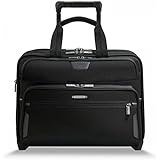 Briggs &amp; Riley @ Work Luggage Expandable Rolling Brief, Black, One Size