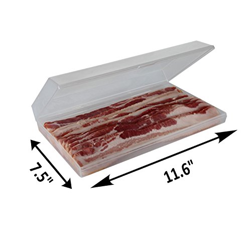 HomeX Bacon Saver, Plastic Bacon Container/Kitchen Meat Saver Storage