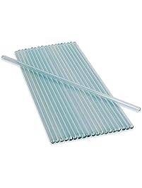 Glass Rod 9.8 inch Stirrer Glass 250 mm Glass Stirring Rod Pack: 10 pcs of stir sticks