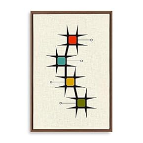 Framed Abstract Colorful Home Artwork for Living Room Bedroom