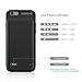 iPhone 6 / 6s Battery Case, ROMOSS Ultra Slim Extended Battery Case for iPhone 6 / 6s (4.7 inch) with 5600mAh Capacity / 200% Extra Battery (Black)