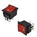 URBEST 10 Pcs KCD4 DPST ON-Off 4 Pin Rocker Boat Switch 16A/20A AC 250V/125V for Car, Motorcycle