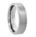 TIGRADE Titanium Rings 4MM 6MM 8MM 10MM Wedding Band in Comfort Fit Matte for Men Women, Silver, 6MM, Size 11.5
