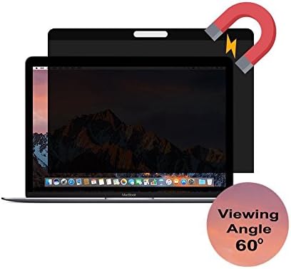 [Upgrade Version]Easy On/Off Ultra Slim Magnetic Privacy Screen Filter for Macbook Pro 13.3 Inch 2016 ,2017 2018 including 13.3 Touch Bar (Model: A1706 and A1708)