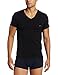 Emporio Armani Men's Stretch Cotton V-Neck T-Shirt, Black, X-Large