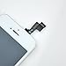 Queenswell LCD Touch Screen Digitizer Frame Assembly Full Set LCD Touch Screen Replacement for iPhone 5S (White) with Repair Tool Kit