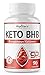 Keto Pills, Patented goBHB Formula - Stimulant Free Keto Burn - Maintain Ketosis, Improve Mental Focus, Support Endurance - Exogenous Ketones for The Ketogenic Diet, 90 Capsules