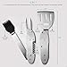 Camping Guru BBQ Multi Tool – 5 in 1 Stainless Steel Grilling Utensil including Bottle Opener, Spatula, Brush, Fork, Wine Opener, Assistive Device & Storage Bag | Ultimate Outdoor Kitchen Gadgetthumb 2