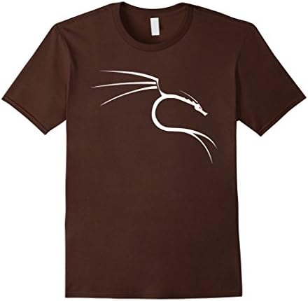 Mens Kali Linux Dragon T-Shirt Medium Brown