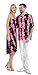 Hawaii Hangover Men's Hawaiian Shirt Aloha Shirt Pink Panel in Black