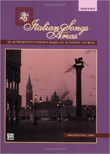 By John Glenn Paton 26 Italian Songs And Arias Medium High Voice John Glenn Paton Amazon Com Books