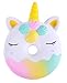 VIGEIYA Squishies Slow Rising Unicorn Donut 4.7