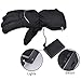 Lifemall GL Battery Heated Gloves for Men Women Motorcycle Skiing Cycling Hand Warmer (Black)