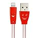 Apple LED Charger Light Up Charging Cable Luminescent Visible Current & Sync Cable for Apple iPhone\ipad\Ios (Pink)