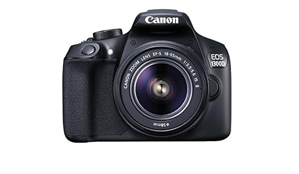 Canon EOS 1300d cámara con 18 – 55 mm Lente, 100EG Bolsa y Tarjeta ...