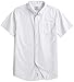 Men's Short Sleeve Oxford Button Down Casual Shirt