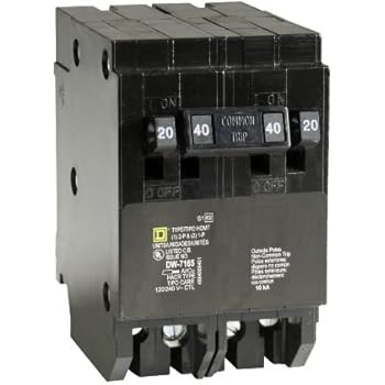 Siemens D240 Circuit Breaker, QO Replacement, 40 Amp, Double Pole
