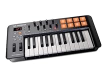 M-Audio Oxygen 25 MKIV | 25-Key USB MIDI Keyboard & Drum Pad Controller (8 Pads / 8 Knobs)
