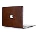 TJFEC PU Leather Coated Hard Case for MacBook Pro 13 inch with Retina Display Model A1425 and A1502 - Brown