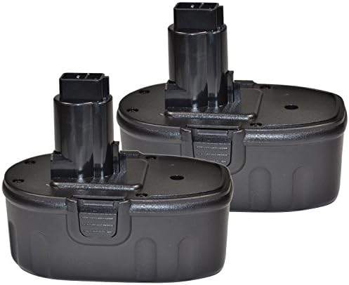 HQRP 2-Pack 18V Battery for DEWALT DC720 DC720KA DC720IA DC720CA DC720KA-AR DC725 DC725KA DC725B DC725VA + HQRP Coaster