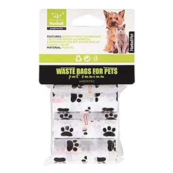 Nootie Dog Dirt/Poop Pick up Bags Pack of 3 (Color May Vary), Medium, 50 g