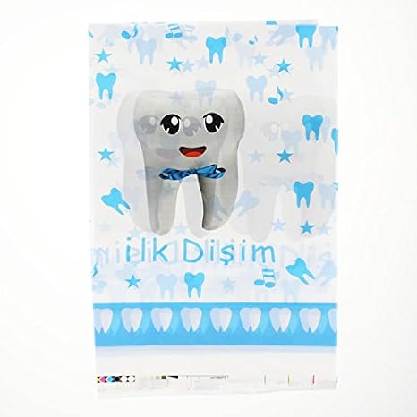 Erster Zahn Blau 1 Stuck Tischdecke 120 X 180 Cm Amazon De Kuche