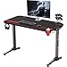 Waleaf Vitesse Gaming Desk, Gaming Computer Desk, PC Gaming Table, Racing Style Professional Gamer Game Station with Mouse pad, Gaming Handle Rack, Cup Holder and Headphone Hook (Black, 40 inch)…