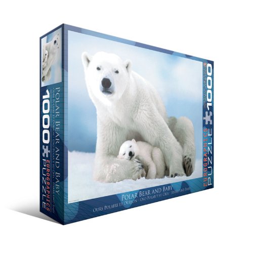 EuroGraphics Polar Bear and Baby Puzzle (1000-Piece)
