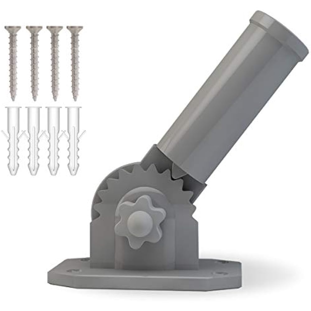 Flag Flagpole Hardware Pole Bracket, Metal Holder Wall Mounting Multi