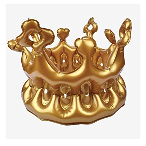 Legami - Aufblasbare Königin, karminrot, Erwachsenengröße, Ø 22 cm, CRO0002