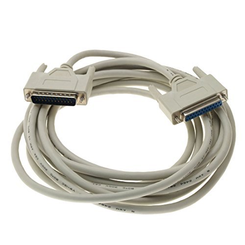 DealMux Female to Male DB25 25 Pin Parallel SCSI Extension Cable