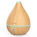 VicTsing Upgraded Mini Oil Diffuser 130ml, Easy to Use Super Quiet Essential Oil Diffuser, Aromatherapy Diffuser with Waterless Auto Shut-off, 8 Color LED Lights and BPA-free for Home Office(Yellow)