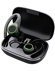 Wireless Earbuds FITECRO Bluetooth V5.2 Earbuds Built-in 4 Mic Bluetooth Headphones in-Ear Stereo Wireless Earphones 20H Playtime with LED Charging Case Waterproof Headsets Ear Buds for Sport Running