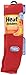 Heat Holders Mens Extra Long Heat Holders, Red, US Shoe Size 7-12, 6 Count