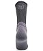 MIRMARU Men's 5 Pairs Hiking Outdoor Trail Running Trekking Moisture Wicking Cushion Crew Socks