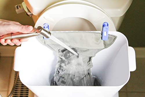 TinyTide Cloth Diaper Spray Shield Bucket for Toilet - RinseBuddy photo 6
