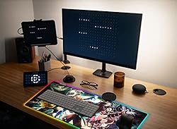 RGB Mouse Pad for Demon Slayer - Anime Tanjirou