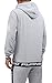 Black Pyramid Men's Pyramid Rubber Logo Hoodie Sweatshirt, Heather Grey, X-Large
