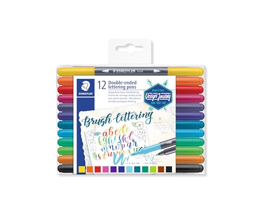 3004 Hand lettering doble punta – 12 colores, 1,0–6,0 mm