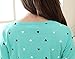MyFav Girls' Comfy Sleepwear Hearts Shape Pajama Set Sweet Dream Leisure Nighty