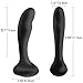 BOMBEX G Spot Vibrator - Ultra Smooth Silicone Vagina Stimulator with 10 Vibrations, Rechargeable & Waterproof Anal Sex Toy for Women Men and Couples, Matte Black