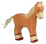 Holztiger Colt Standing Toy Figure, Light Brown