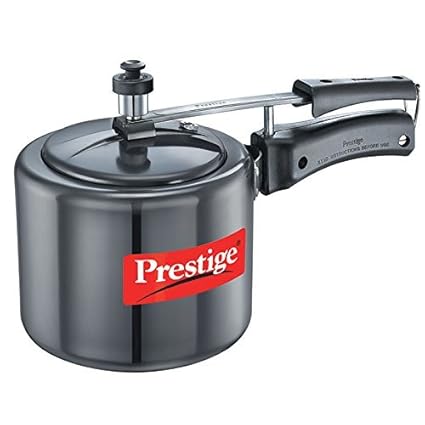 Prestige Nakshatra Plus Aluminium Pressure Cooker, 3 Litres