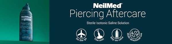 NEILMED NEILCLEANSE PIERCING AFTERCARE, FINE MIST, 6.3 FLUID OUNCE