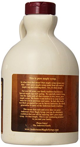 Anderson's Dark Amber Maple Syrup, Grade A, 32 Ounce (Frustration-Free Packaging) - Thumbnail 3